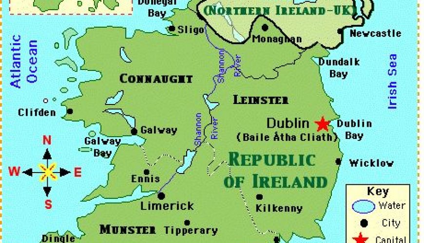 Ireland Map Visa Documents Check List