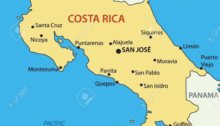 Costa Rica Map