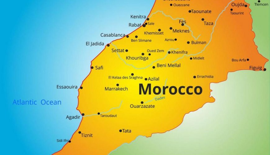 Morocco Map Visa Documents Check List